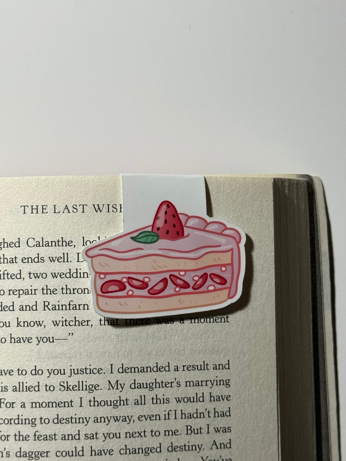 Strawberry Cake Bookmark