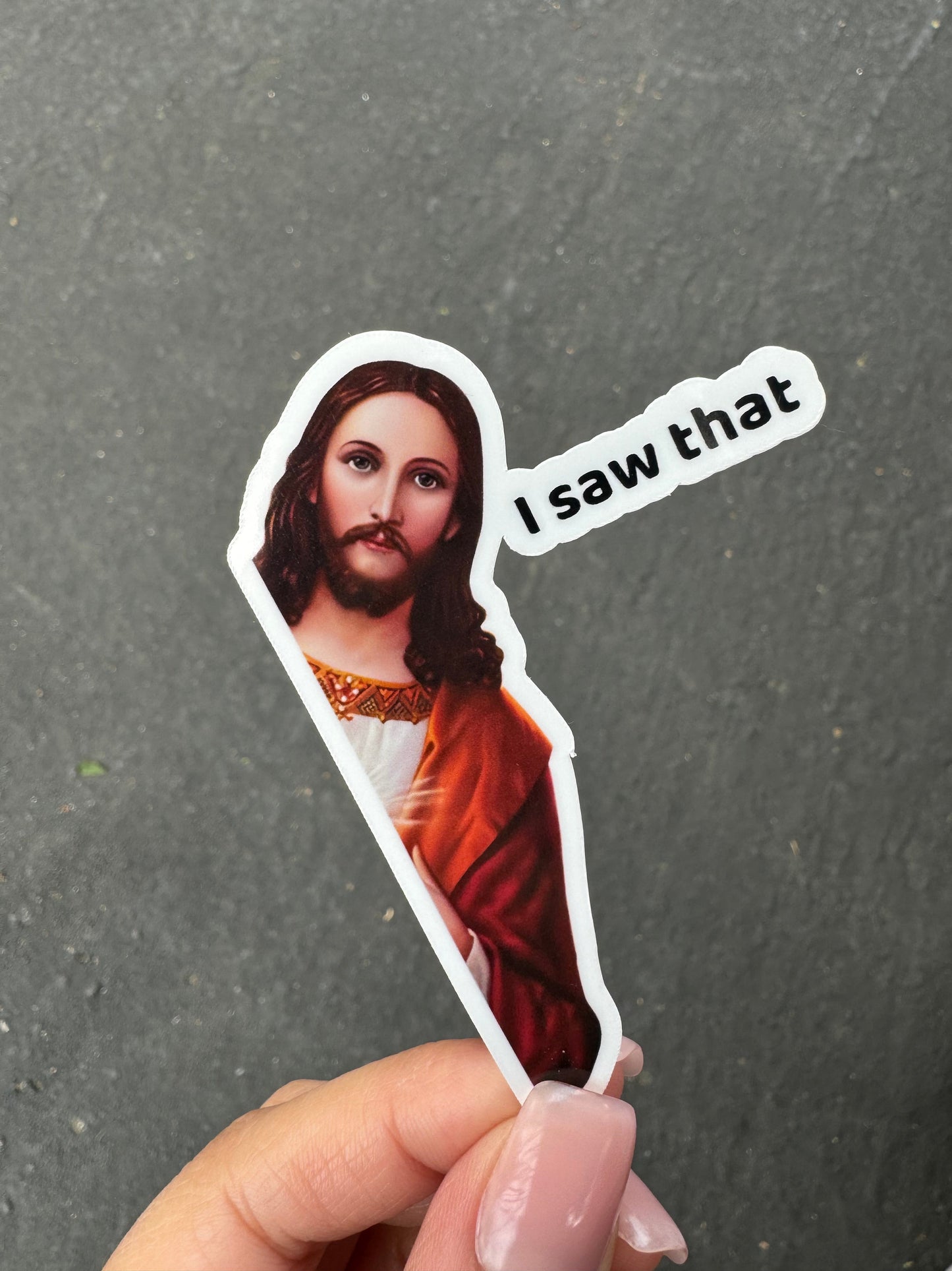Jesus “I saw that”